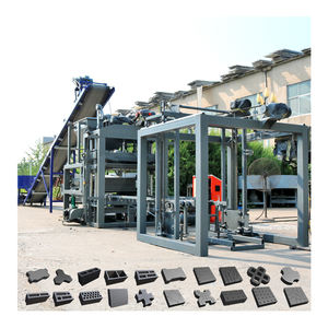 QT4-25 di alta qualità manuale automatico macchina per lo stampaggio 220v motore PLC nuovo per blocco in calcestruzzo ad incastro per la pavimentazione del motore argilla sabbia - Product Image 2