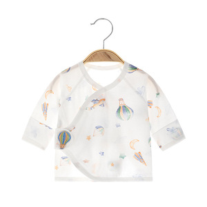 Vente en gros d'usine/OEM – Nouvelle chemise de nuit d'été ultra-fine sans couture en coton pour bébé nouveau-né (<span class=keywords><strong>demi</strong></span>-dos) - Product Image 6