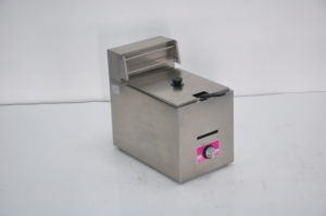 Friteuse à gaz commerciale de comptoir 18+18 litres pour frites, modèle 2026, vente chaude en gros - Product Image 3