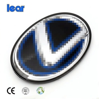 Emblème de voiture en plastique ABS chromé 3D personnalisé, badge de calandre avant pour 53141-60090/90975-02125