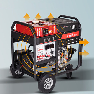 औद्योगिक ग्रेड 3kw/5kw/<span class=keywords><strong>6.5kw</strong></span>/8kw/12kw डीजल जनरेटर खुले फ्रेम मूक प्रकार 230v 50hz 1/3 चरण पोर्टेबल मोबाइल आउटडोर - Product Image 2