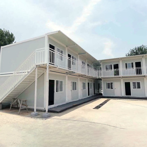 便携式40英尺20英尺钢制集装箱房屋工业室外仓库别墅医院使用折叠式可扩展夹芯板 - Product Image 1