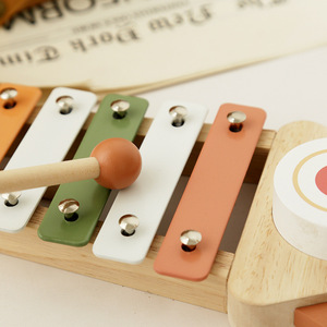 조기 교육용 악기 세트 오르프 사운드 보드 딸랑이 트럼펫 드럼 음악 계몽 장난감 유아용 - Product Image 4