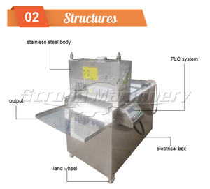 Cortadora de carne comercial de alta calidad, rollos de cordero, cortadora de carne eléctrica, Cortadora automática de carne congelada - Product Image 3