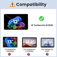 MoKo Protection d'écran autocollante anti-rayures pour Microsoft Surface Pro 12 2025