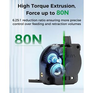 Kit de extrusor Creality K2 SE 80N con diseño de doble engranaje para accesorios de impresora 3D - Product Image 4