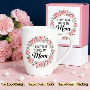 Offre Une Tasse <span class=keywords><strong>C</strong></span>éramique Personnalisée Avec Message Amour un Cadeau Unique Pour Votre Maman - Product Image 1