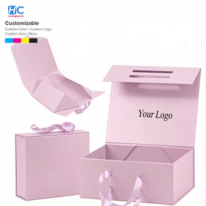 Caja de Papel de Lujo con Logotipo Grabado Personalizado, Impresa en Cuatro Colores, Materiales Reciclados, Caja de Embalaje para Pelucas, Caja de Regalo Magnética Plegable - Product Image 1