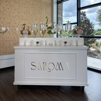 Table pliante ZKAI pour mariage, comptoir portable pour exposition de parfums, table de bar à parfums pour événements et fêtes