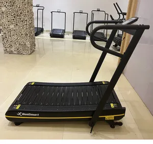 Produzione fitness non motorizzato speed fit tapis roulant woodway tapis roulant curvo domestico autogenerato per allenamento cardio