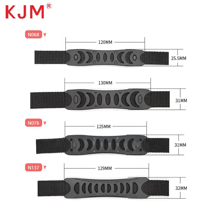 Kjm شعار مخصص PVC المطاط البلاستيك حزام حزام تحمل مقبض سحب ل التكتيكية على ظهره حقيبة كاميرا