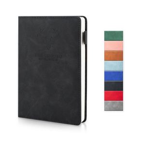 Agenda de Cuero PU Personalizada del Fabricante, Diario Engrosado A5 de Alta Calidad, Planificador y Cuaderno de Oficina con Logotipo - Product Image 1