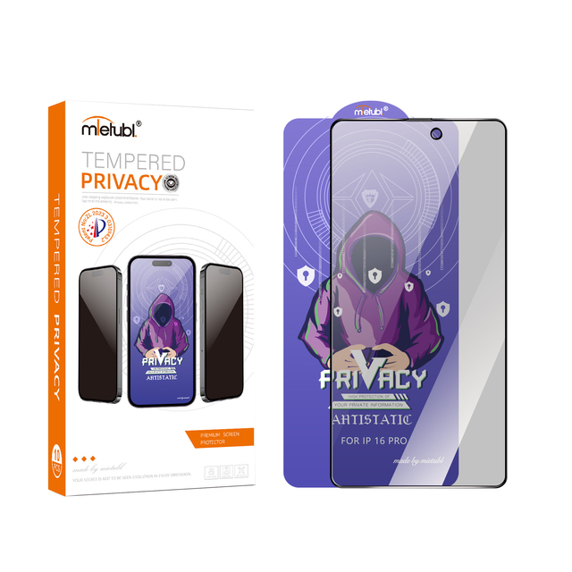 Mietubl Privacy Tempered Glass Anti-static Anti-fingerprint for samsung A15 Screen Protector.