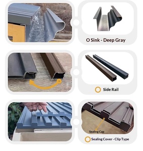 Factory <strong>Roof</strong> <strong>Sandwich</strong> <strong>Panels</strong> Polyurethane Filling Insulation Double-layer Composite Aluminum Alloy Outdoor Great <strong>Wall</strong> Tile - Product Image 1
