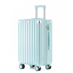 Valise rigide verte 20 pouces avec serrure à combinaison, bagage à main pour les voyages de loisirs - Product Image 2