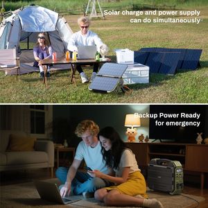 Browey S1600 1600W Lithium Ion MPPT Portable Power Station 40W Solar Outdoor Emergency <b>Backup</b> <b>Battery</b> Supply 12KG - Product Image 4