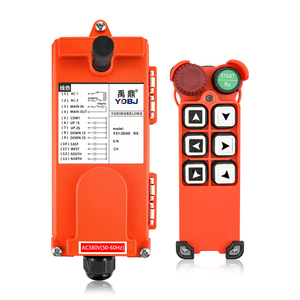 Télécommande radio industrielle sans fil F21-2D4S pour grue, interrupteur de commande à distance CE en métal et plastique résistant aux chocs - Product Image 1