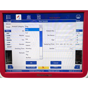 Analisador de hematologia veterinária de sistema aberto, analisador de hematologia automático para clínica pequena, analisador de hematologia CBC para veterinário, diferença de 3 partes - Product Image 6