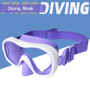 Masque de plongée encadré en verre trempé de 4,0 mm avec sangle réglable pour sports nautiques et snorkeling, ajustement universel - Product Image 3