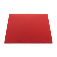 Caoutchouc de raquette de tennis de table professionnel et approuvé par ittf de couleur rouge du fabricant d'usine