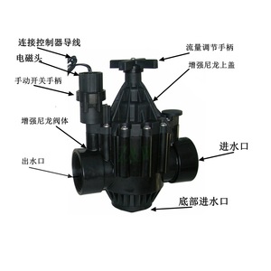 Válvula solenoide de riego ZW de 1/2 pulgada, normalmente cerrada, para control de agua en sistemas de riego por goteo y microaspersores. - Product Image 4