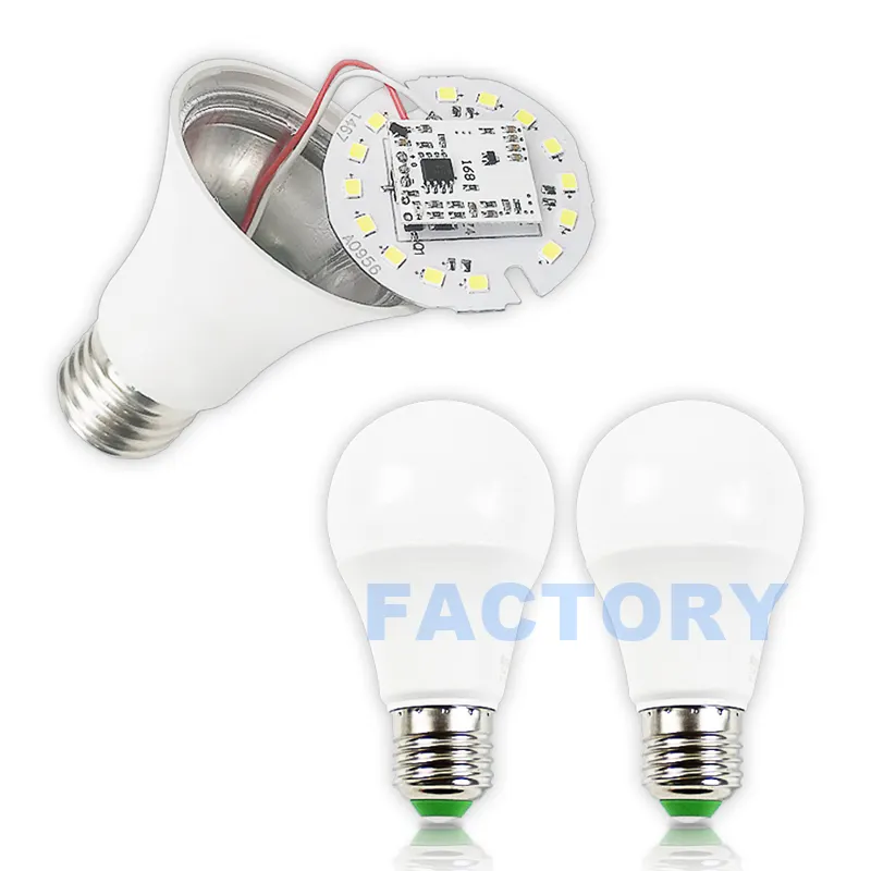 360 degree 220V microwave Motion Sensor Bulb E27 5W 7W 9W 12W Outdoor/Indoor Automatic On/Off Lighting Radar LED Light Bulb