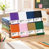 Offre Spéciale Nouveau Style Carnet A5 Couverture PVC Thème Nature Ruban Bicolore Fourniture de Bureau Personnalisable Reliure Thermique