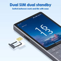 Smartphone QinF25 axé sur la confidentialité, sans caméra, Android 14, double SIM, Google Play et grande mémoire avec contrôle tactile/boutons