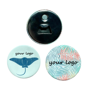 Khuyến mãi tùy chỉnh kim loại tinplate nút Huy hiệu Opener Cmyk in ấn giấy nhựa dập thiếc huy hiệu chai Opener Art Deco thiết kế - Product Image 4