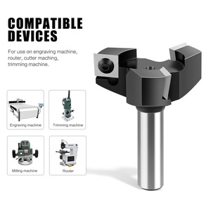 Spoilboard bề mặt <span class=keywords><strong>Router</strong></span> bit <span class=keywords><strong>CNC</strong></span> phay Máy tấm phẳng Cutter Carbide chèn bit cho chế biến gỗ khắc - Product Image 2