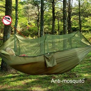 Pour Woqi Léger Camping En Plein Air Bâche 210T 70D Nylon <span class=keywords><strong>avec</strong></span> <span class=keywords><strong>Moustiquaire</strong></span> et Pluie Fly Portable Ammock - Product Image 6