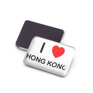 Custom I Love Hong Kong Refrigerator Souvenir Products Hongkong <b>Fridge</b> Magnet - Product Image 1