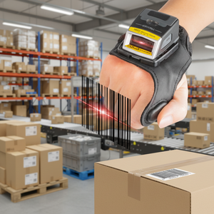 Escáner de Código de Barras CMOS Portátil Effon, Guante con Escáner Integrado, Recopilación de Datos con Manos Libres, IP65, 1D/2D, Gestión de Inventario de Almacén, 2 Años de Garantía - Product Image 1