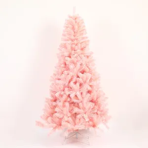 זול יותר OEM עץ חג המולד מותאם אישית 2ft 3ft 4ft 5ft 6ft 7ft 8ft 9ft 10ft ענק יוקרה צפיפות תפאורה PVC עץ חג המולד מלאכותי