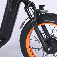 Moto tout-terrain pliable puissante 1000W, tricycle électrique à deux places avec moteur central