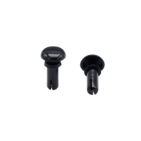 Cache-filtre purificateur d'air en plastique à rivets à pression, clip de fixation pour appareil électroménager, fixation rapide sans outil, broche en nylon noir