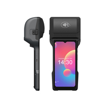 Terminal de point de vente portable Android OCOM POS-T6 de 6,5 pouces avec connectivité USB, imprimante mobile incluse