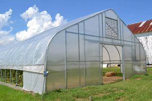 دفيئة زراعية تجارية كبيرة أحادية الامتداد بإطار مجلفن بالغمس الساخن على شكل نفق - Product Image 3