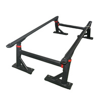 New Aluminium Cross Bar Roof Rack for Pickup Truck Bed-Heavy-Duty 500KG Load Capacity Adjustable Length Fits Toyota & Ford