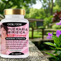 Suplemen Herbal OEM 98% Akar Kudzu dengan Kapsul Lycopene & Vitamin E untuk Pembesaran Payudara Dewasa, Peningkatan, dan Dukungan Imunitas