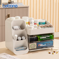 Organisateur de comptoir de salle de bain pour soins de la peau, parfums, grande capacité, organisateur de maquillage avec porte-pinceaux