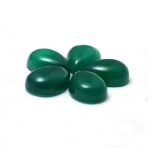 3x5mm-20x30mm หลังแบนทำด้วยมืออัญมณีหลวมสีเขียวธรรมชาติสำหรับทำเครื่องประดับ - Product Image 5