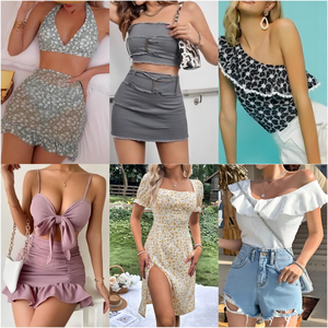 Vêtements pour femmes en gros à bas prix : Robes, chemises, chemisiers, hauts, pantalons, shorts, jupes, manteaux – Vêtements d'occasion en gros, stock d'usine - Product Image 5