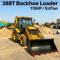 Backhoe Loader Hemat Biaya Terintegrasi Excavator Loader Ringkas Tugas Berat Pasokan Langsung Pabrik