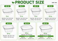 Barquette en plastique PET antistatique personnalisée pour aliments, équipement électronique, etc.