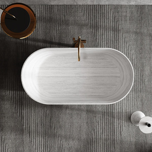 <span class=keywords><strong>Baignoire</strong></span> moderne de luxe en PVC de forme ovale blanche Massage portable autoportant Accueil Hôtels Trempage-Célébrité sur Internet - Product Image 1