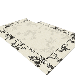 Alfombra Moderna de Poliéster Impresa en 3D, Lavable a Máquina, Antideslizante, Suave, Extra Gruesa, de Pelo Corto, con Logotipo Personalizado y Respaldo de Polipropileno - Product Image 1