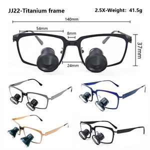 Loupe Dentaire Ultralégère Loupe Binoculaire Dentiste Lunettes Dentaires Chirurgicales Burite 2.5X 3.0X 3.5X TTL Métal Matériel Optique - Product Image 3