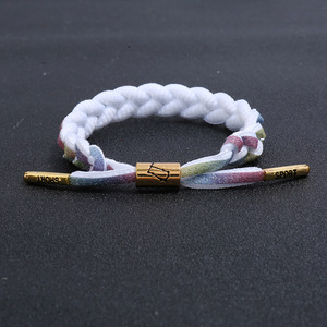 Offre Spéciale fait à la main tissé mode bracelets porte-bonheur garçon fille bracelets avec mots <span class=keywords><strong>chinois</strong></span> chaussures dentelle Bracelets <span class=keywords><strong>Horoscope</strong></span> bijoux - Product Image 4