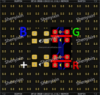 Nouveau papier de circuit P10-3528 VL -120*125mm, utilisé pour l'affichage à LED réparant les tampons de PCB endommagés en stock